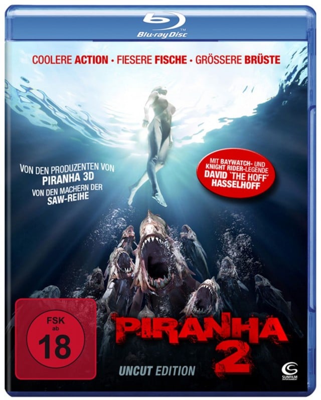 Piranha 2 3D Uncut FSK 18 Blu-ray