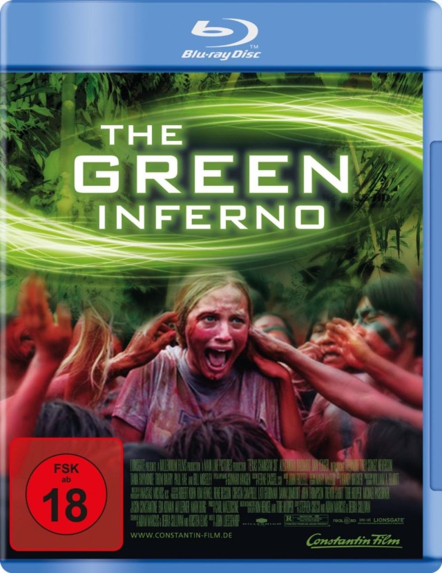 The Green Inferno - Blu-ray Cover FSK 18