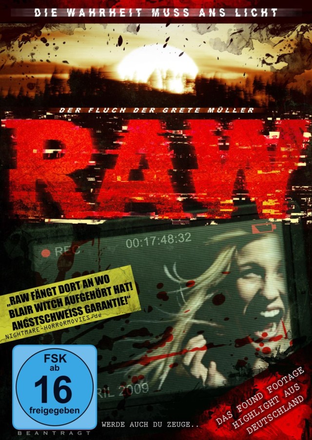 RAW - the curse of grete mueller - DVD Cover FSK 16