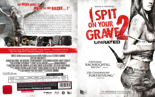 I Spit on your Grave 2 - Blu-ray Cover