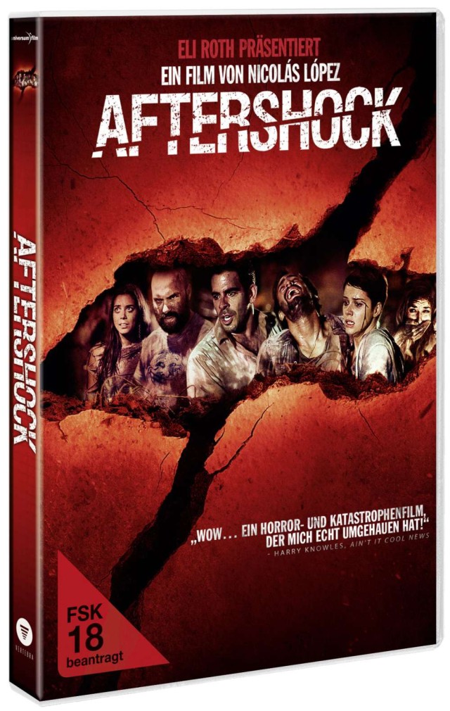 Aftershock – Die Hölle nach dem Beben - FSK 18 Blu-ray Vorab-Cover