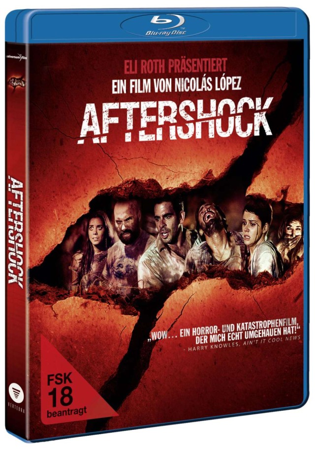 Aftershock – Die Hölle nach dem Beben - FSK 18 DVD Vorab-Cover