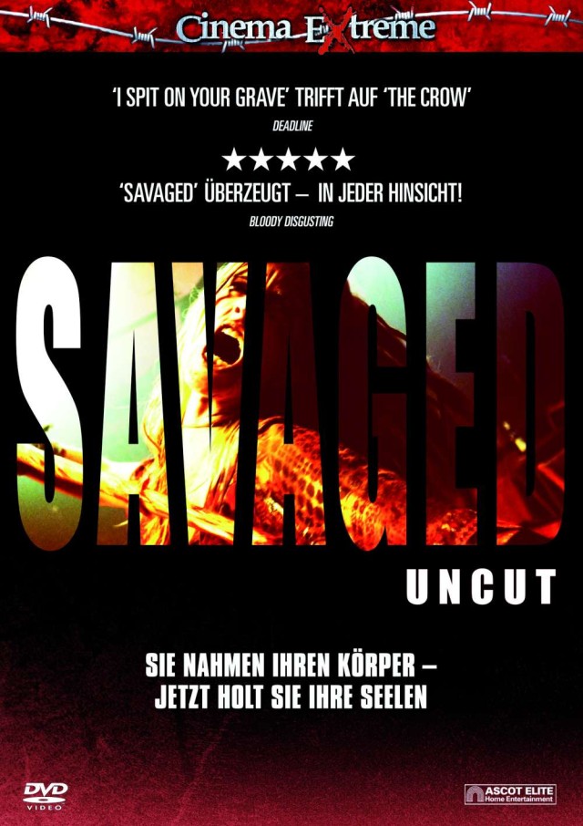 Savaged - DVD Cover - Cinema Extreme Edition